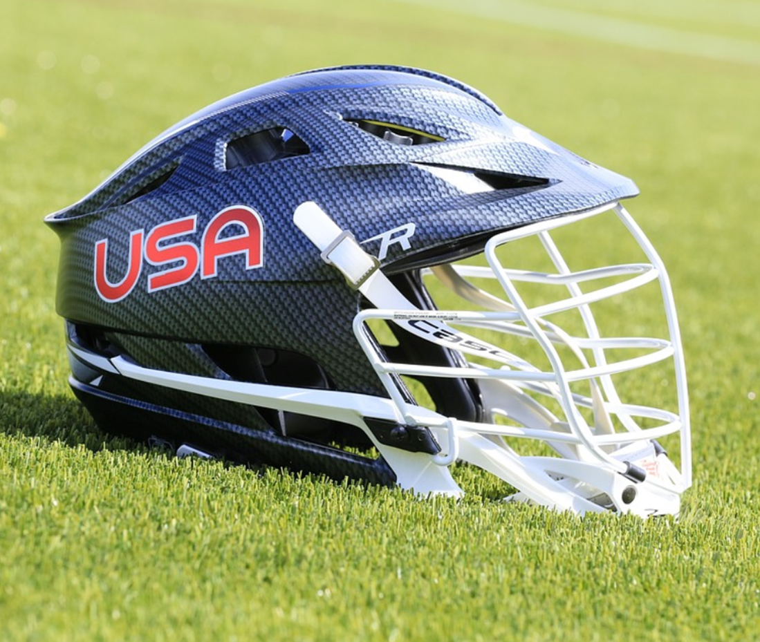 Photo of USA Team lacrosse helmet