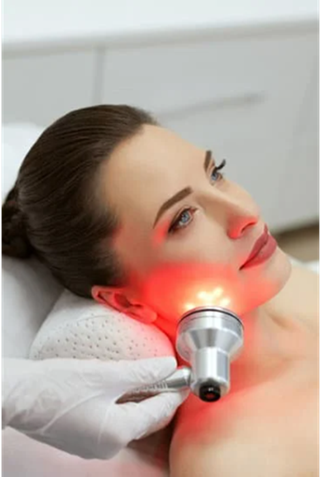 Photo of red light therapy treatment