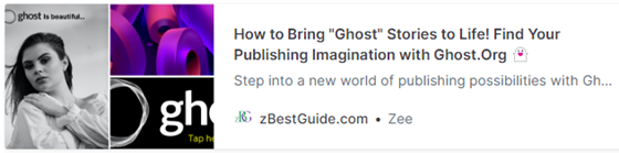 Link for article on Ghost.Org at zBestGuide.com
