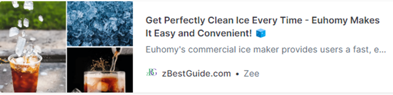 Image of zBestGuide's review article on Euhomy's Commercial Ice maker