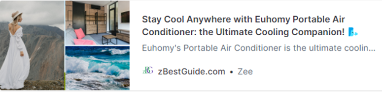 Image of zBestGuide's review article on Euhomy's Portable Air Conditioner
