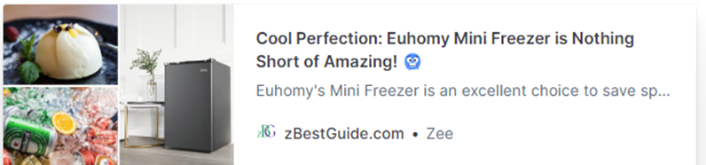Image of zBestGuide's review article on Euhomy's Electric Mini Freezer