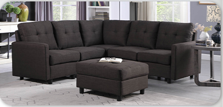 Image of sofa set for Japandi living room.
