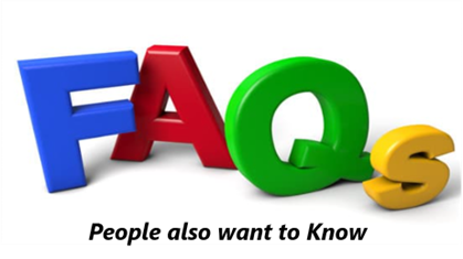 Image of FAQ icon in support of sleep for good health and well-being.