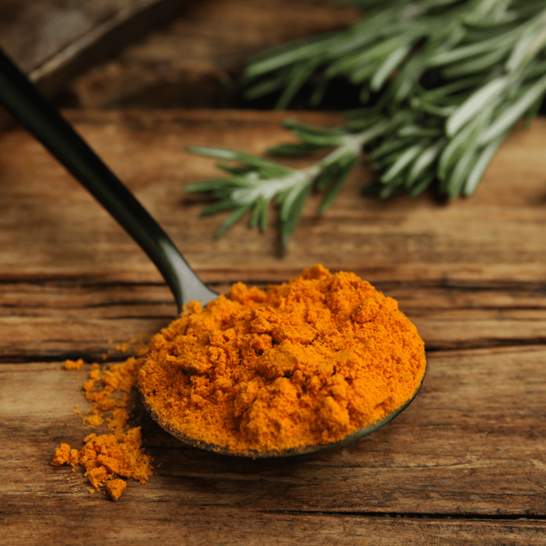 Image of Saffron powder in support of dietary supplements
