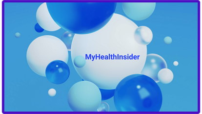 Image of YouTube Banner for MyHealthInsider in support of DNA