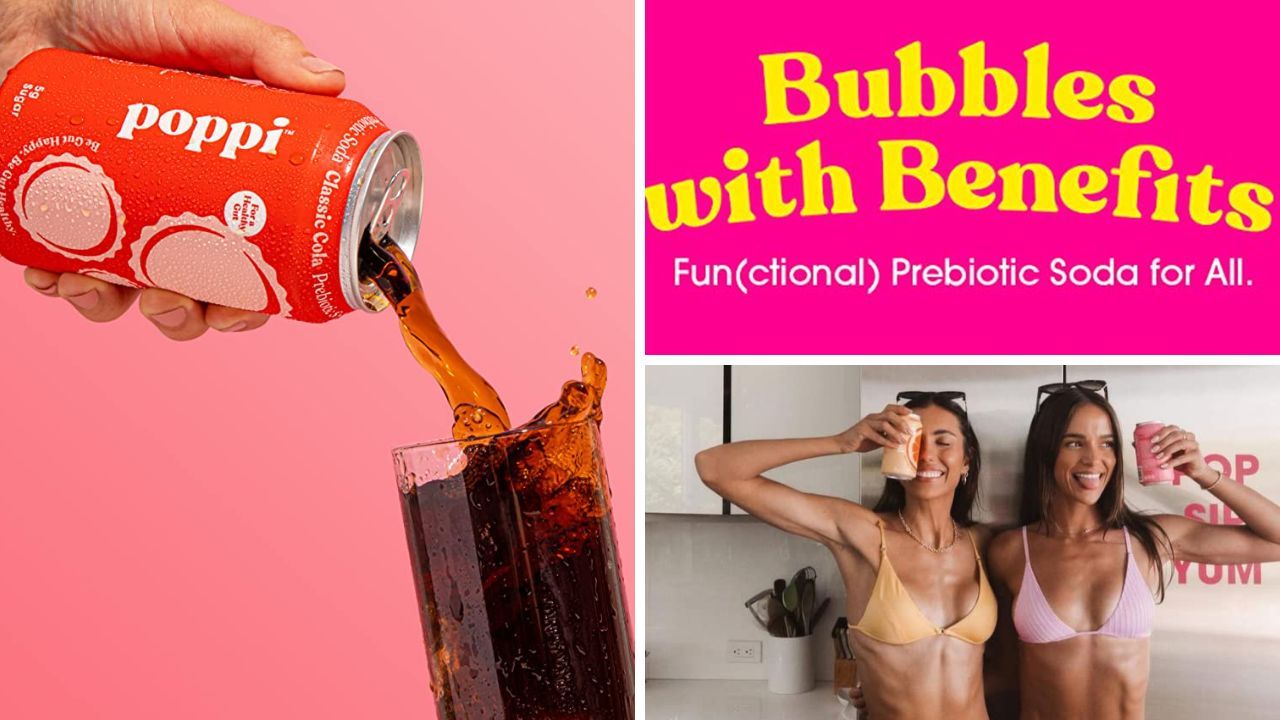Poppi Soda prebiotic drink good for gut health