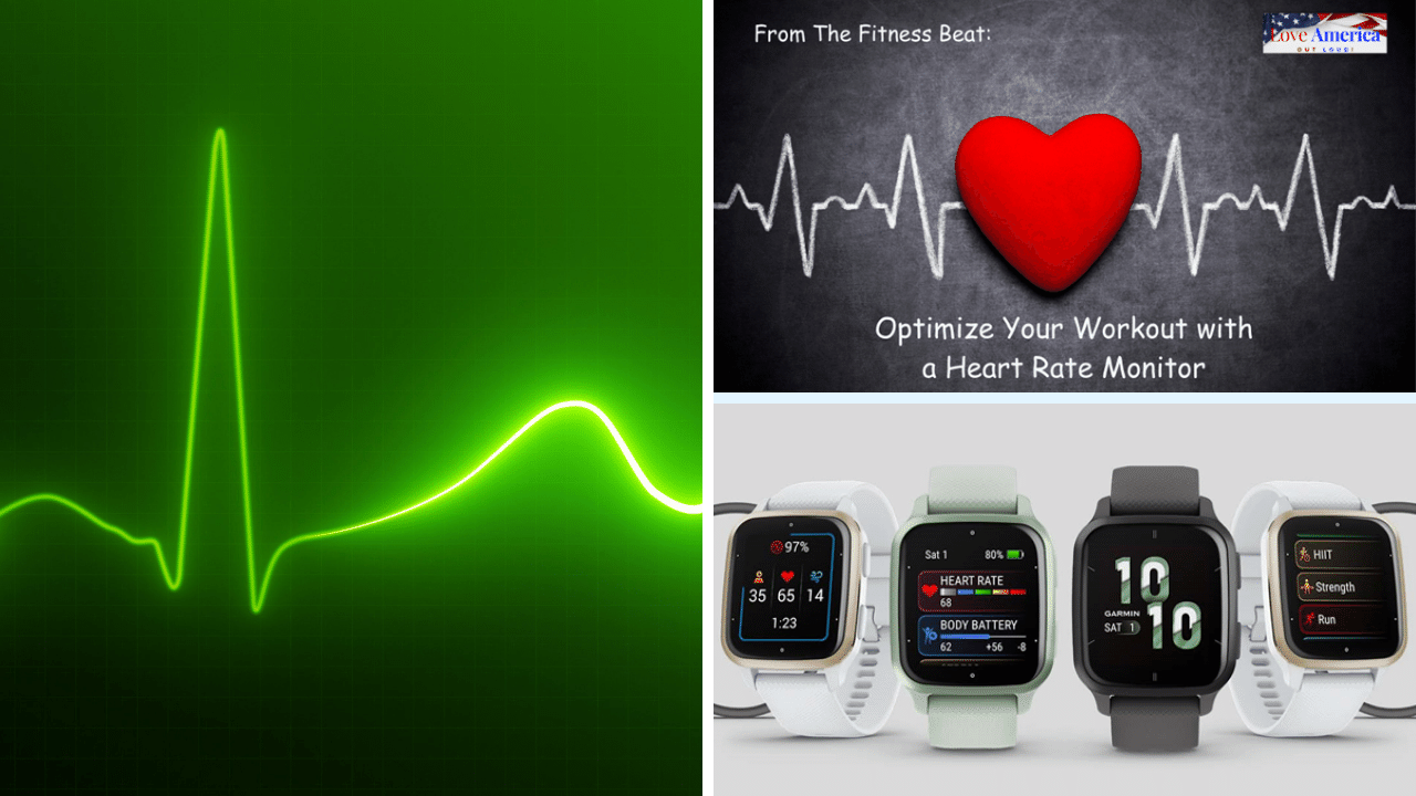 Images of heart rate monitors and features.