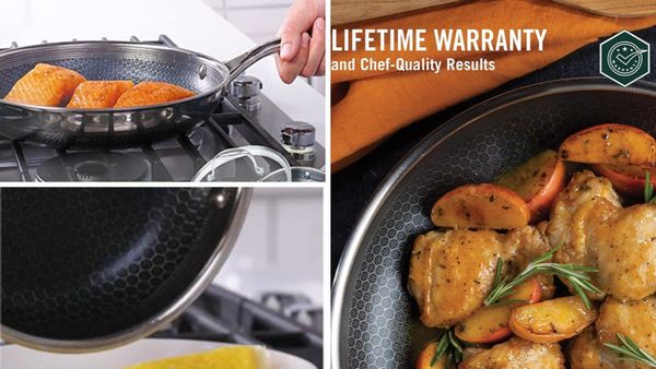The Hexclad Stainless steel frying pan: your best friend in the kitchen 🍳